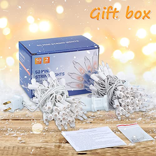Clear Christmas Lights Set (26 Foot)
