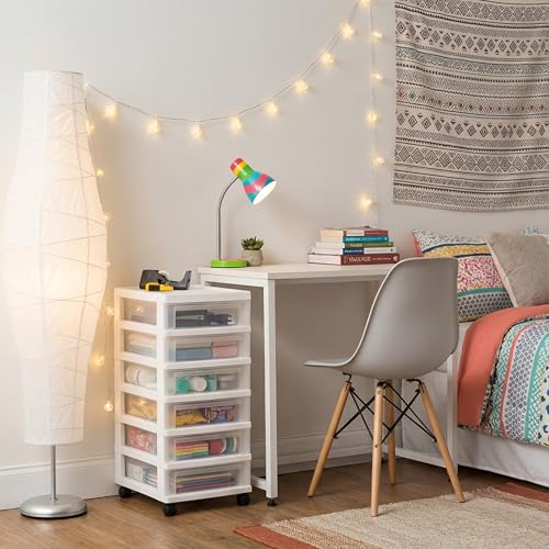 6 Drawer Rolling Storage Cart