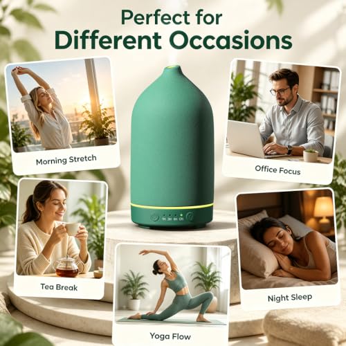 200ML Ceramic Essential Oil Diffuser for Home