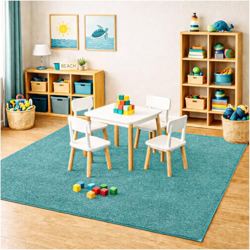 Soft & Colorful 8' x 10' Kids Classroom Area Rug