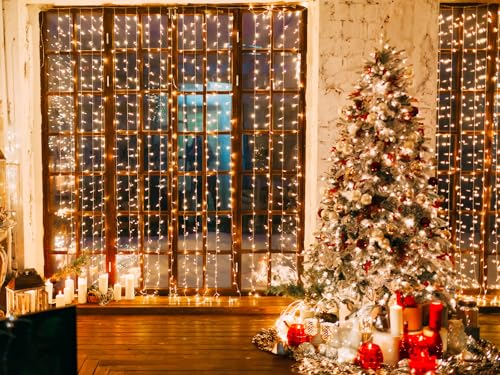 LED Curtain Lights Outdoor 12ft x10ft