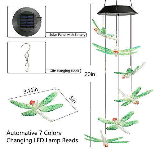 Solar Wind Chimes Outdoor