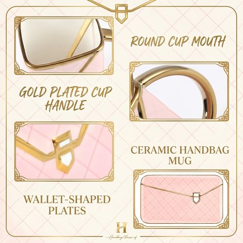 1 Set Coffee Mug Elegant Handbag Shaped Cup