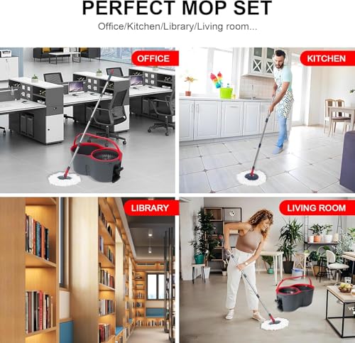 360° Spin Mop and Bucket Set Cleaning System
