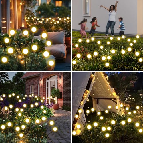 Solar Garden Lights Outdoor Waterproof (6 Count)