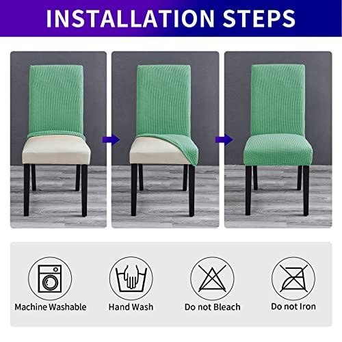 Chair Covers for Dining Room Set of 4