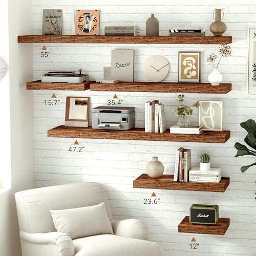 36 Inch Floating Shelve 12 Deep (2 Count)