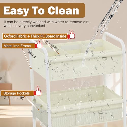 3 Tier Baby Diaper Caddy Cart Organizer