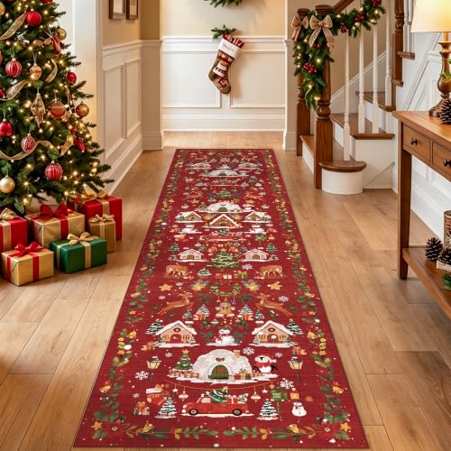 Christmas 2x8 Hallways Runner Rug