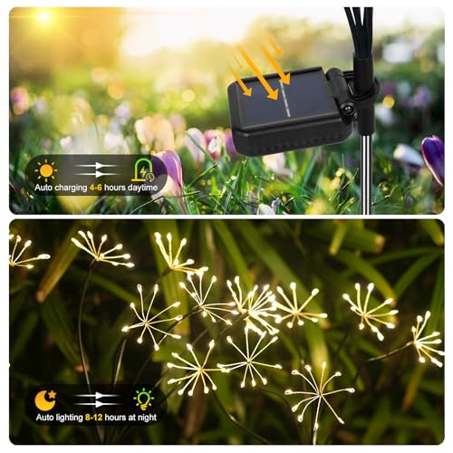 Solar Garden Lights Outdoor (6 Count)