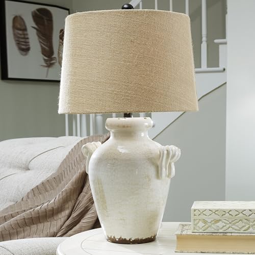 27 Inch Farmhouse Ceramic Table Lamp