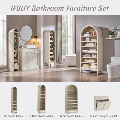Tilt Out Laundry Hamper Cabinet