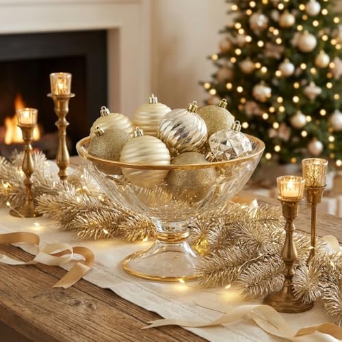 24ct Christmas Ornaments Tree Decorations Set 2.36 Inch (24 Count)