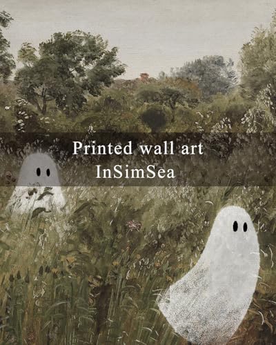 Vintage Halloween Ghosts Wall Art Decor