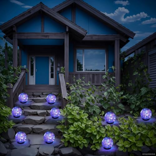 6 Pack 3.9" Solar Garden Lights Outdoor Waterproof (6 Count)