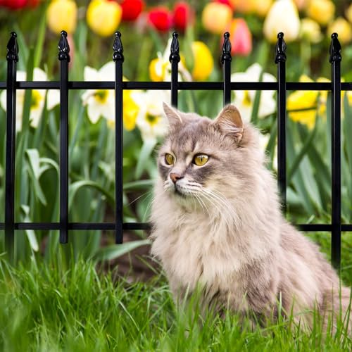18" H x 22" W Decorative Metal Garden Border Fence (36 Sq Ft)