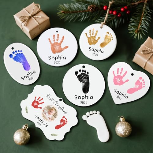 Baby Hand and Footprint Ornament
