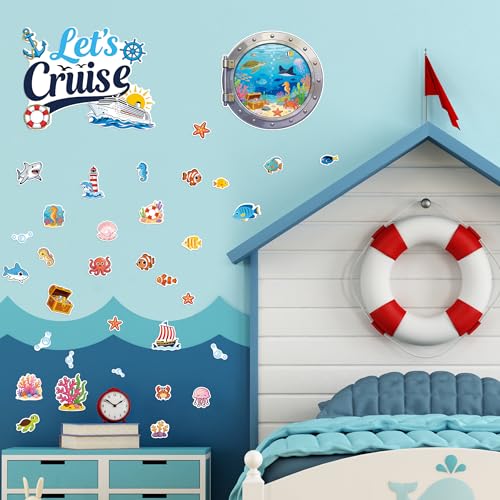 Glow in The Dark Cruise Window Wall Stickers