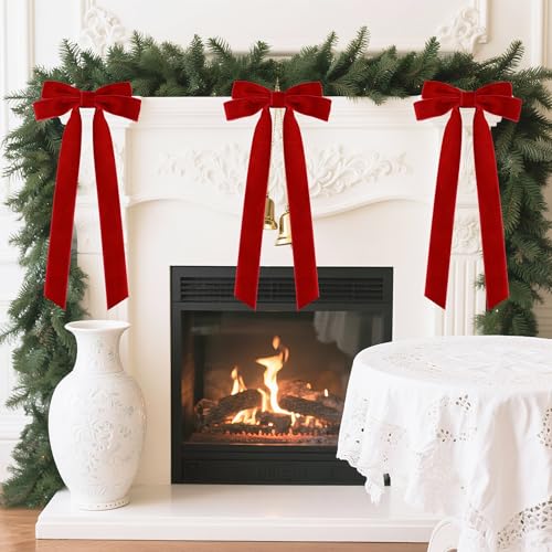 Large Christmas Bows (6 Count)