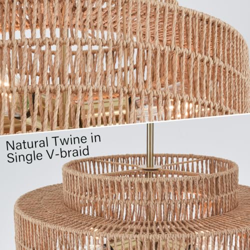6 Light Large Boho Chandelier for Dining Room 3