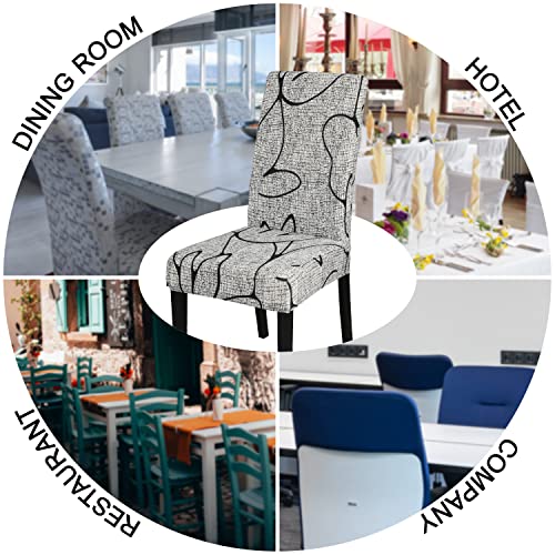 Pattern Chair Covers for Dining Chairs