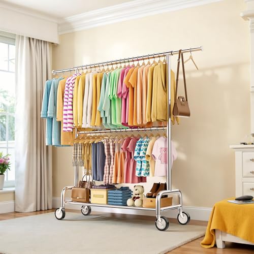 Heavy Duty Clothes Rack Load 860LBS