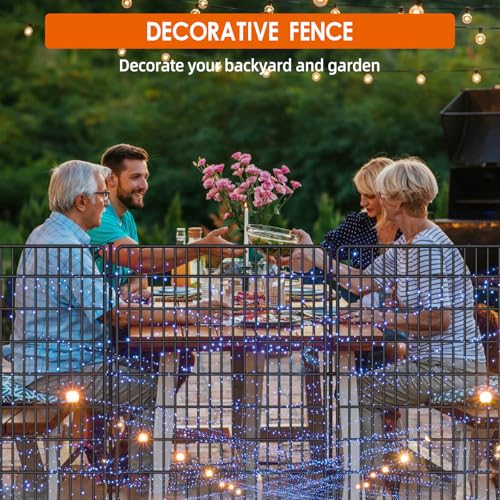 15 Panels No Dig Fence with Gate (15 Count)