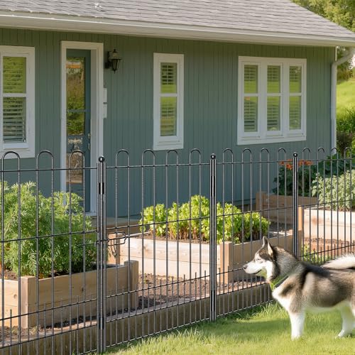 5 Panels Garden Fence with Gate (5 Count)