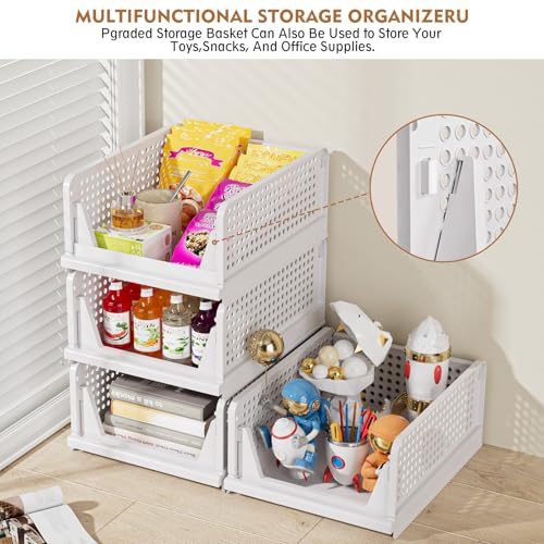 5 Pack Stackable Closet Organizer Box (5 Count)