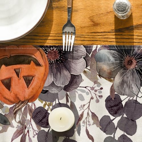210 GSM Halloween Table Runner Home Party Decor 13x108 Inch