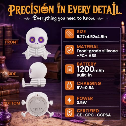 Skull Silicone Night Light