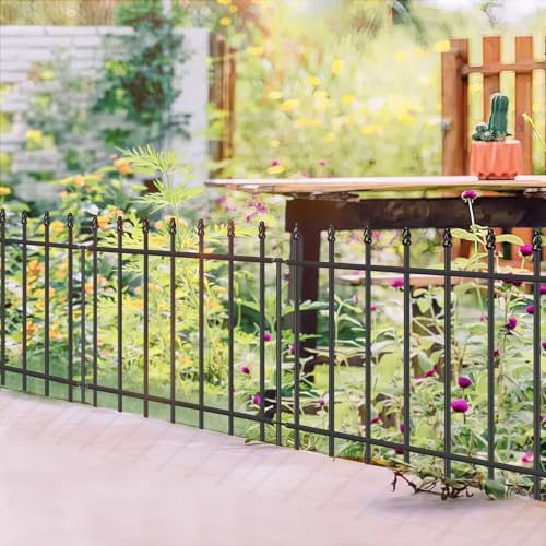 Decorative Metal Garden Fence 24" x 16' (32 Sq Ft)