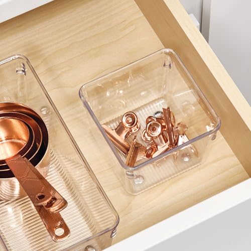 Plastic Drawer Organizer Bins (6 Count)