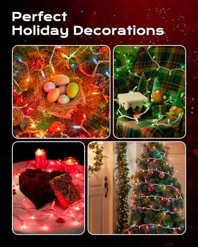 Red Mini String Lights (100 Count)