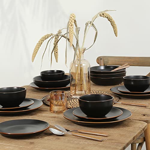Brasa Stoneware 32 Piece Modern Dinnerware Set