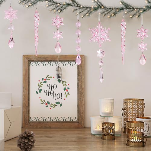 Crystal Christmas Tree Ornaments (18 Count)