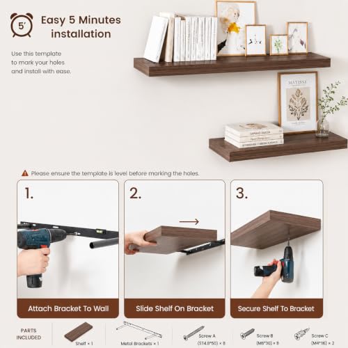 Floating Shelf (3 Count)