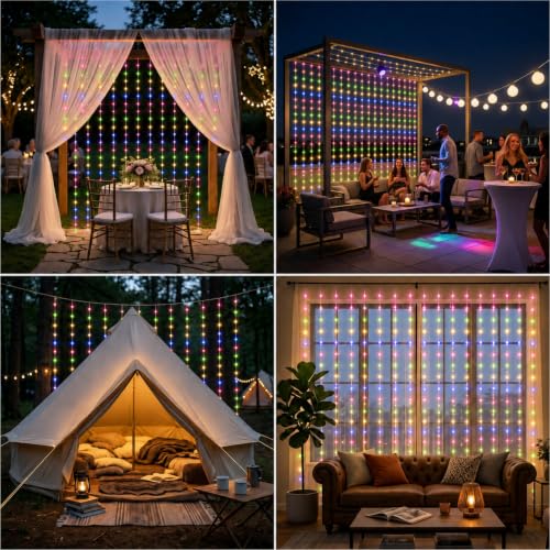 300LED Fairy Curtain Lights