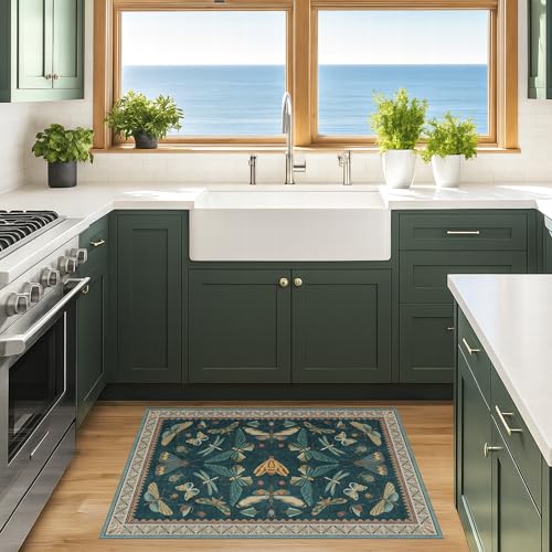 Emerald Green Entry Rugs for Inside House (8 Sq Ft)