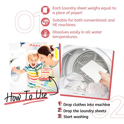 Laundry Detergent Sheets Up to 160 Loads (480 Count)