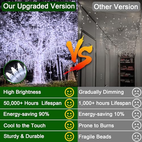 132FT 1332 LED Outdoor Christmas Lights