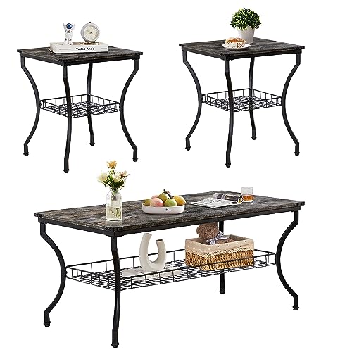 3 Pieces Living Room Table Sets (3 Count)