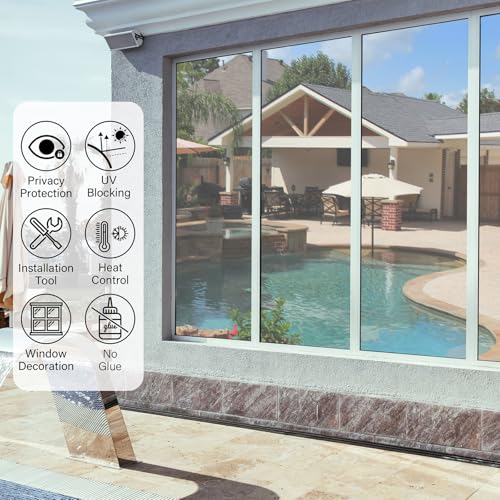 One Way Window Privacy Film Sun UV Blocking