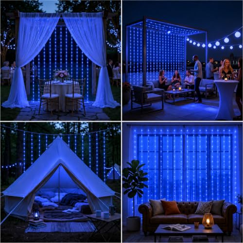 300LED Fairy Curtain Lights