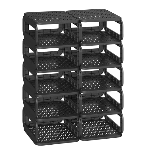 Shoe Rack 12 Tiers (2 Count)