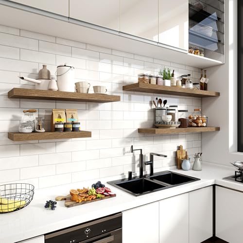 24 Inch Floating Shelves (2 Count)