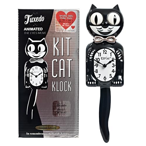 Kit Cat Tuxedo Clock