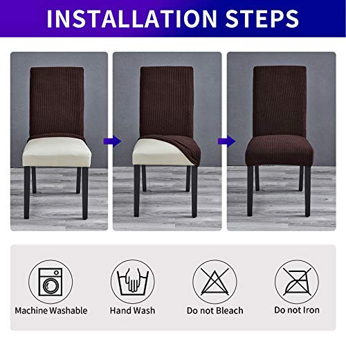 Stretch Chair Covers for Dining Room Set of 6
