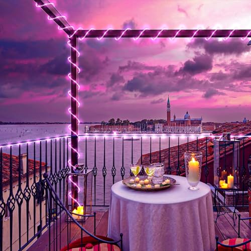 164FT 500 LED Rope Lights for Outside