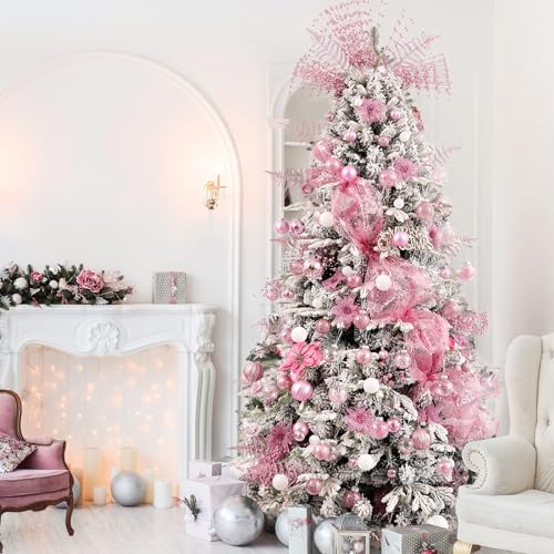 87 Pack Shatterproof Christmas Ball Ornaments Set (87 Count)